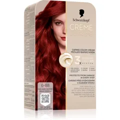 Schwarzkopf Creme Supreme Permanent-Haarfarbe Farbton 6-88 Red Dark Blonde