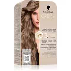 Schwarzkopf Creme Supreme Permanent-Haarfarbe Farbton 7-16 Cool Ash Blonde