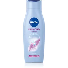 Nivea Diamond Gloss Pflegeshampoo für strapaziertes Haar ohne Glanz