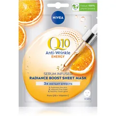 Nivea Q10 Energy Anti-Falten-Tuchmaske .