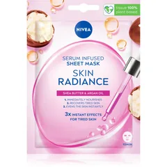 Nivea Skin Radiance Aufhellende Tuchmaske .