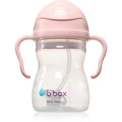B.Box Gelato Cup Tasse mit Strohhalm Blush .