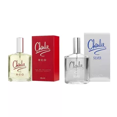 Revlon Charlie Silver & Red 2 x Duo Pack 100 ml